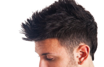 man with new hairstyle